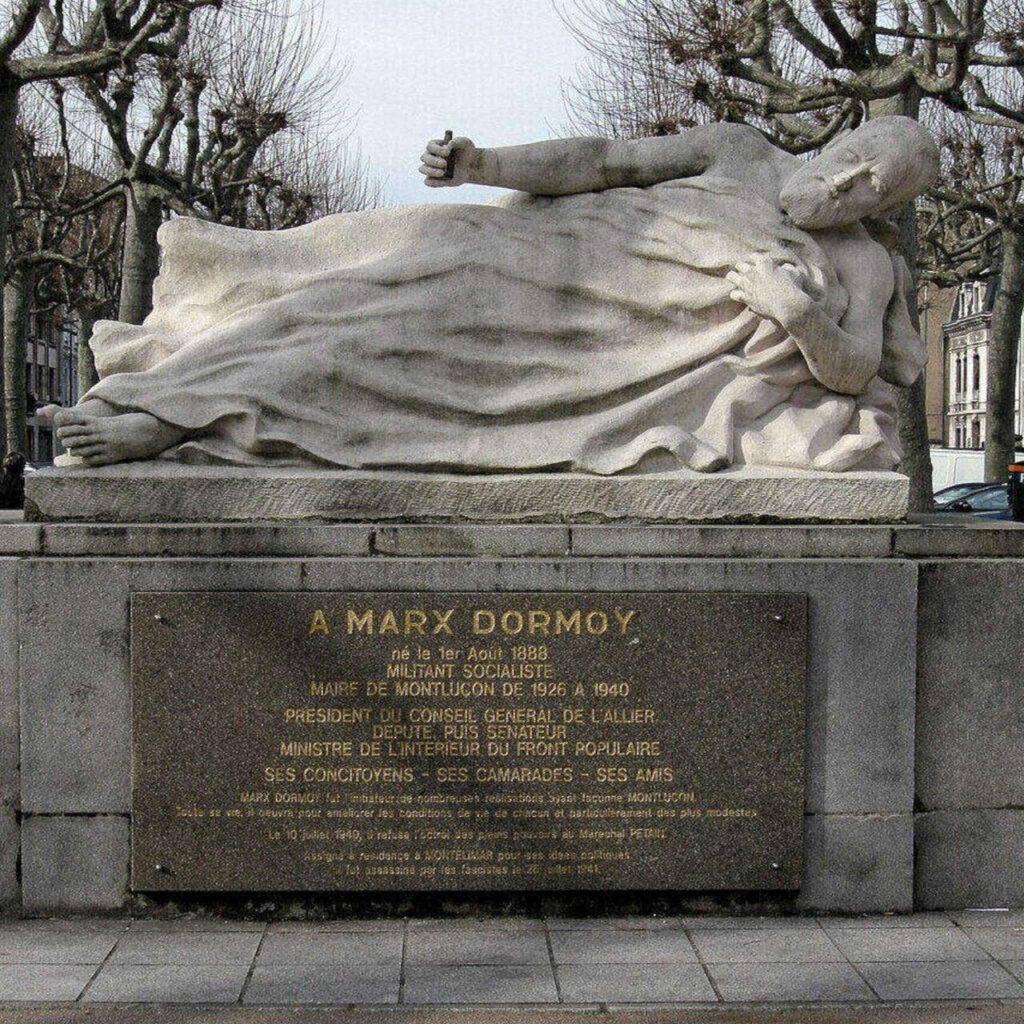 Monument à la mémoire de Marx Dormoy (Vichy).